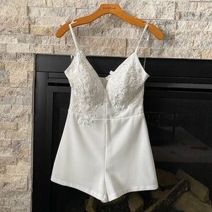 LIKE-NEW Windsor White Romper